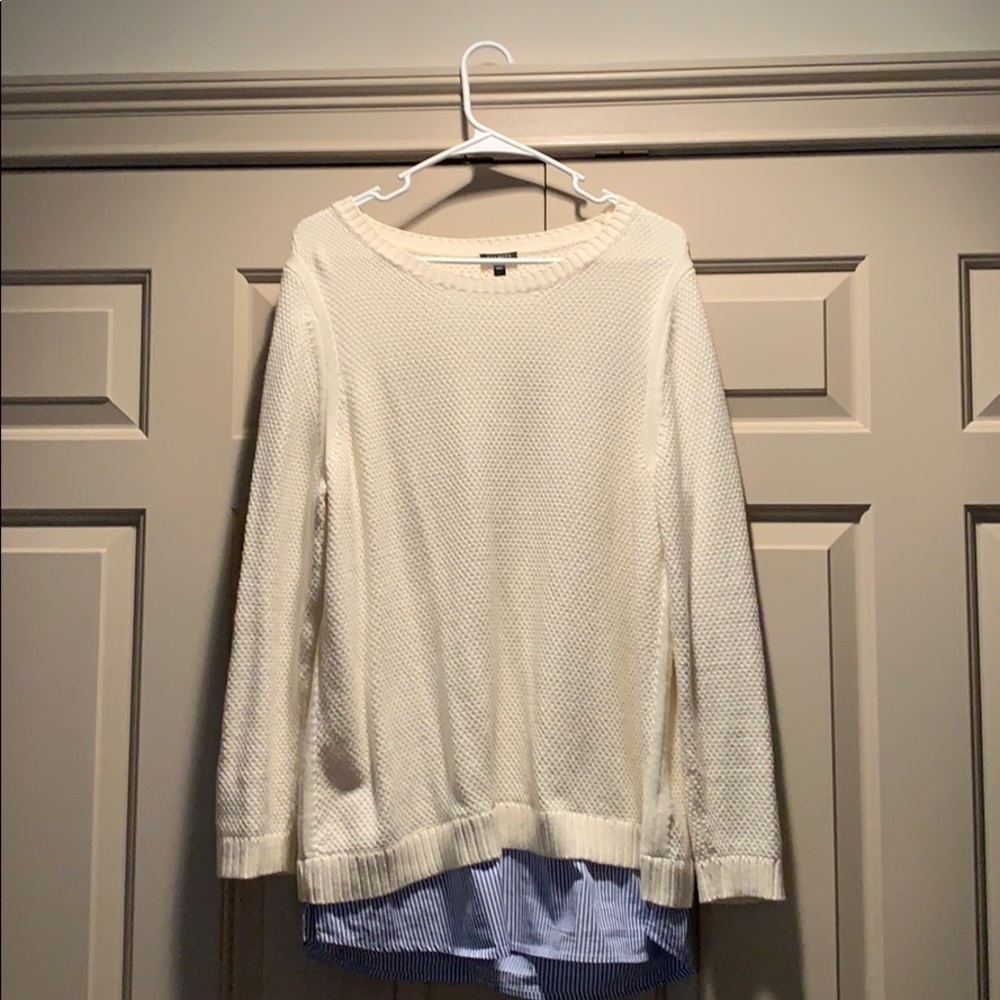 Talbots Cream Built-in Shirt